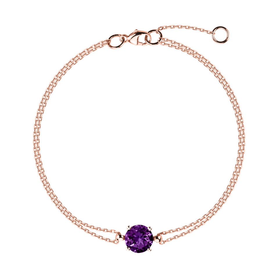 Bracelet with Amethyst Magic Wish