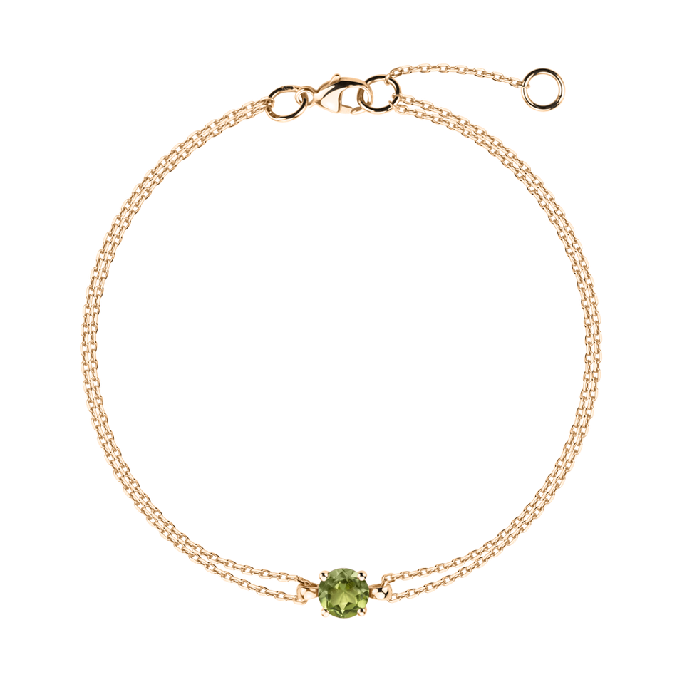 Bracelet with Peridote Magic Wish