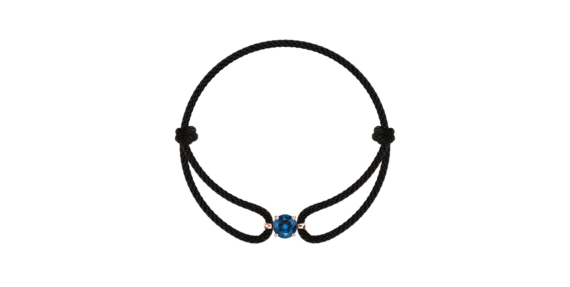 14ct rose gold bracelet with Rhodolite Purple Delilah