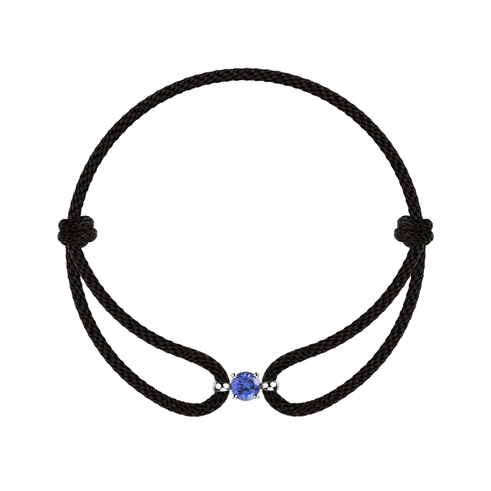 14ct white gold bracelet with Tanzanite Delilah