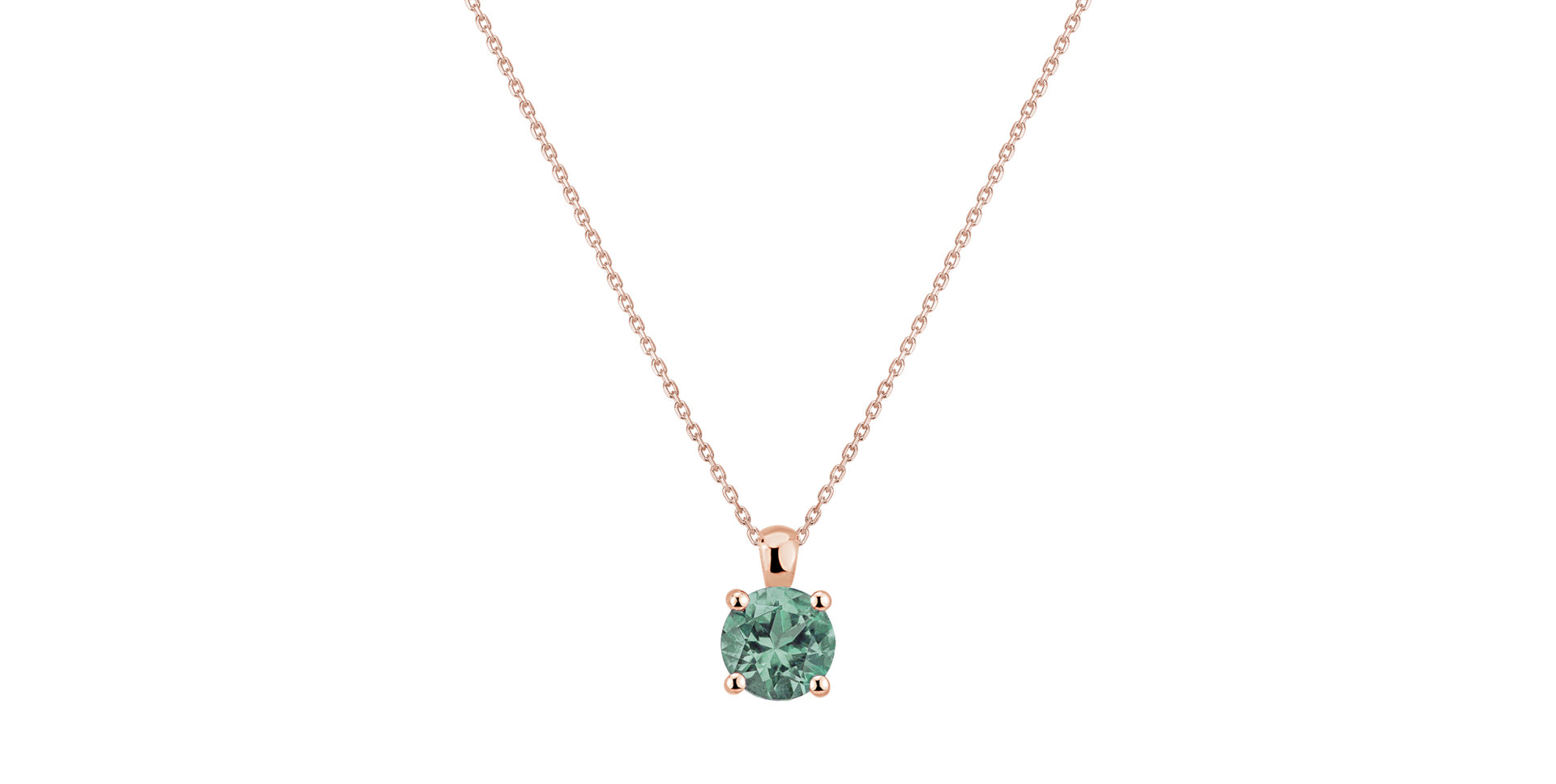 Necklace with Tourmaline Turquoise Allen