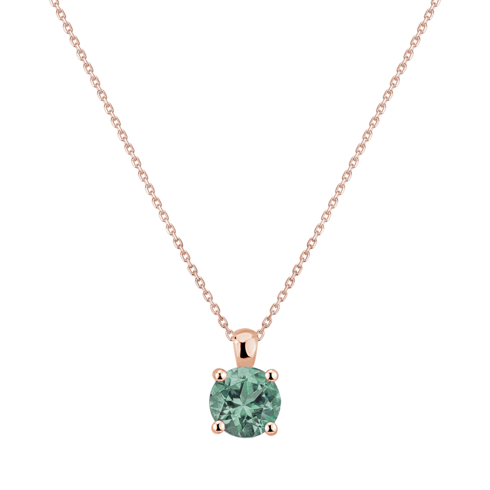 Necklace with Tourmaline Turquoise Allen