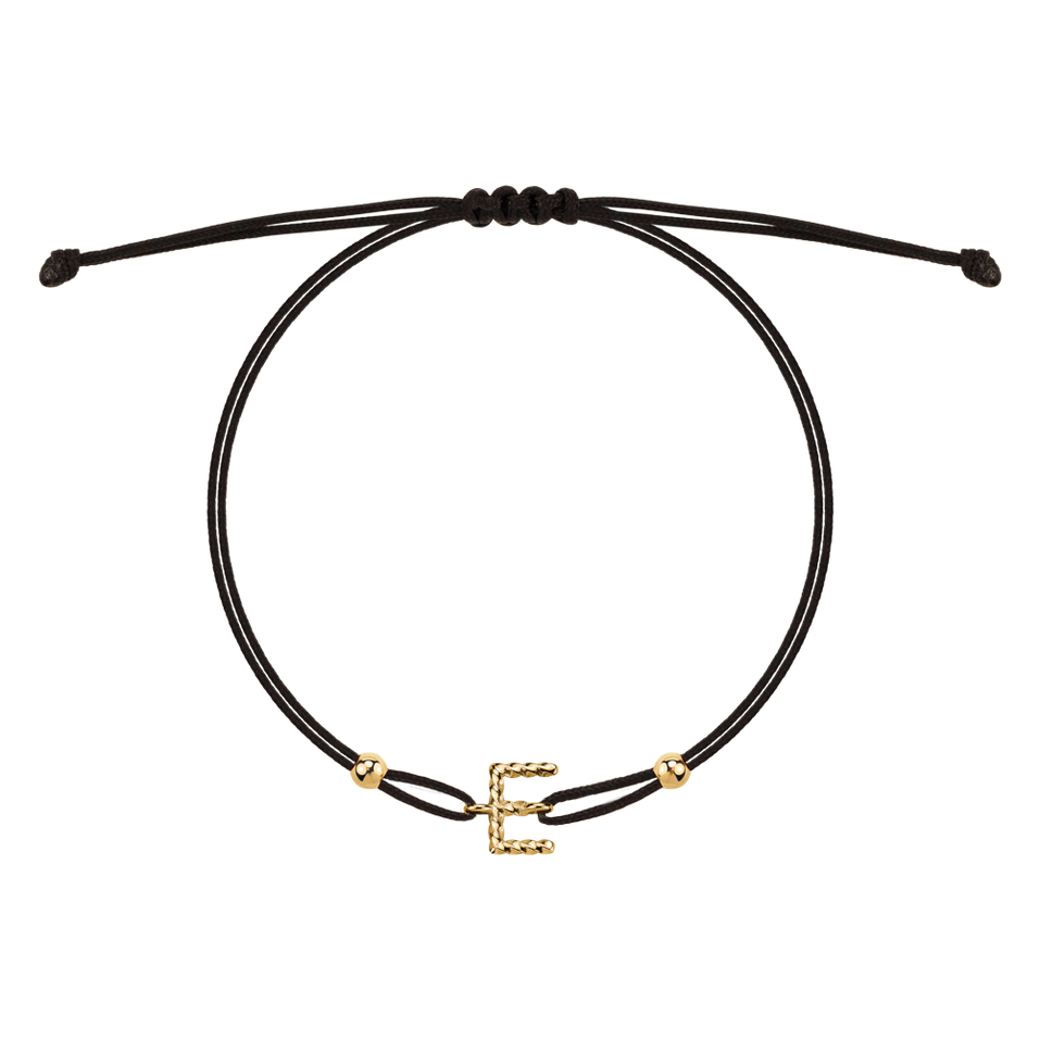 Bracelet Spiral Alphabeth E