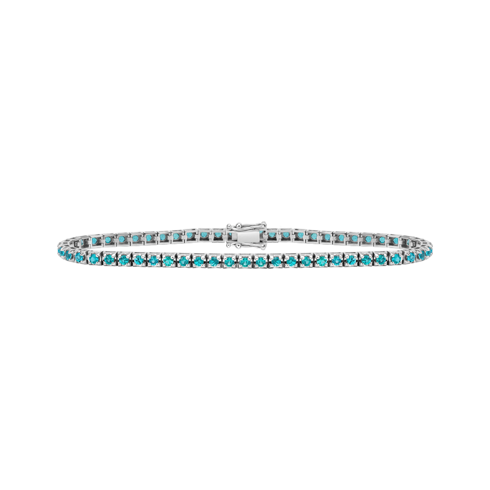 Bracelet with Paraiba Infinite Oasis