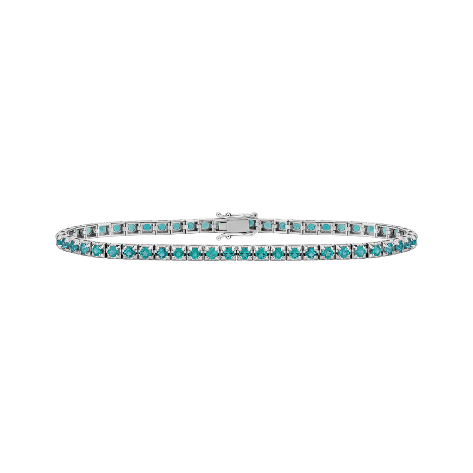 Bracelet with Paraiba Infinite Oasis