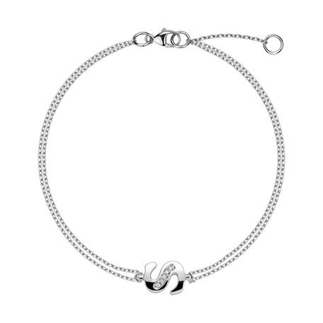 Bracelet with diamonds Alluring Letter