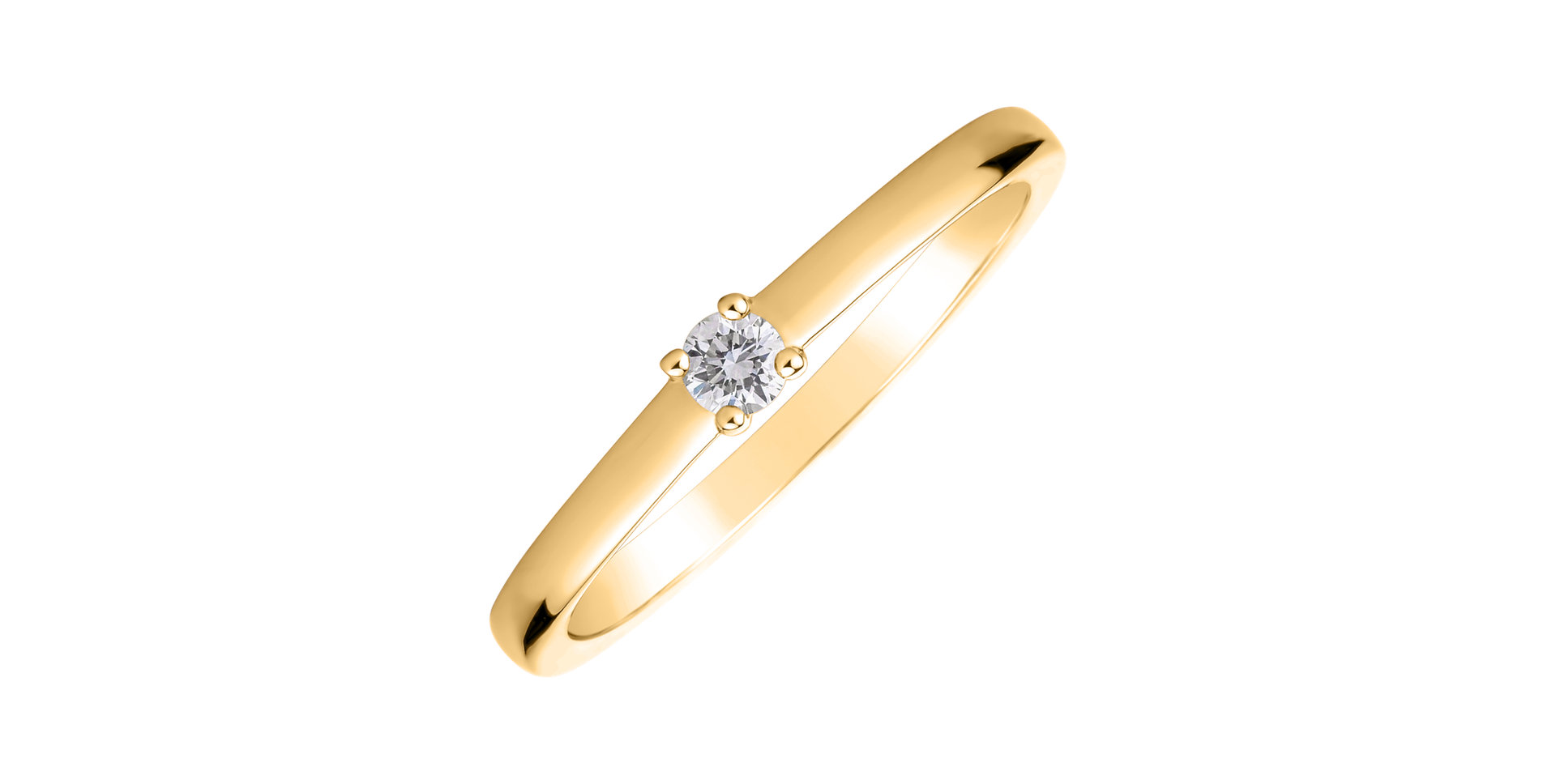 14ct white gold diamond ring Lovely Spark