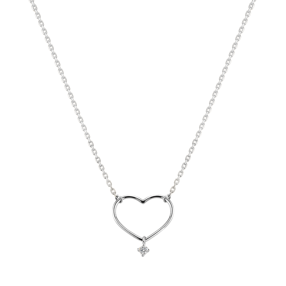 Diamond necklace Eternal Heart
