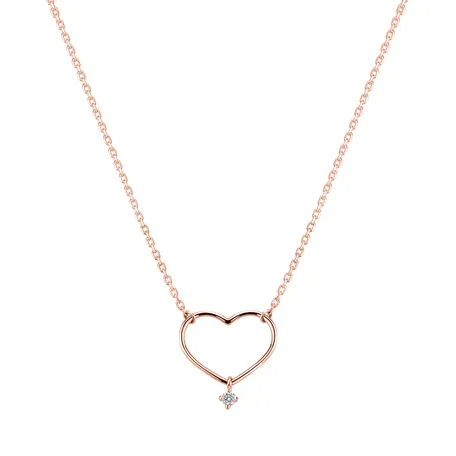 Diamond necklace Eternal Heart