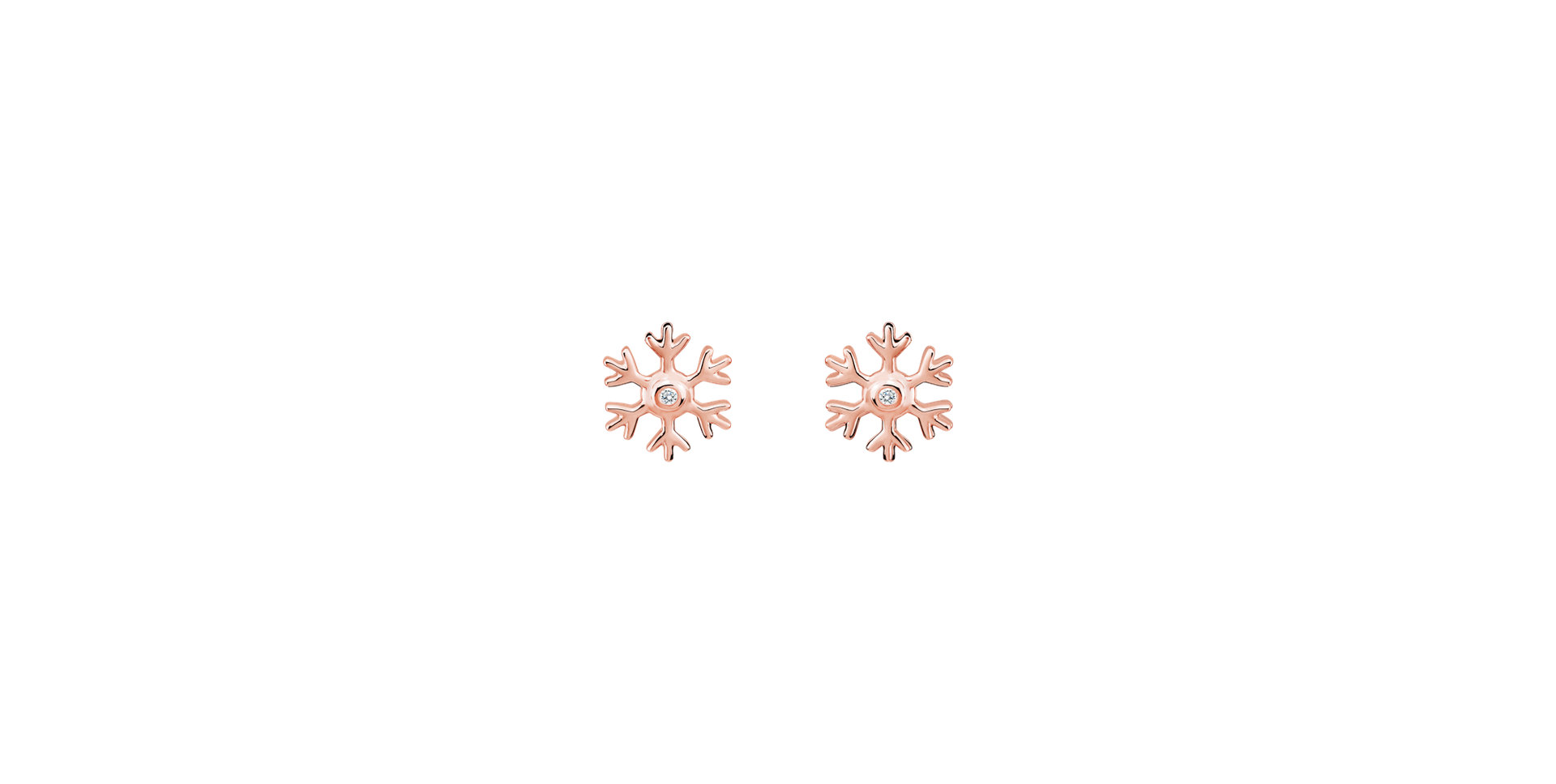 Diamond earrings Snowfall Sparkle