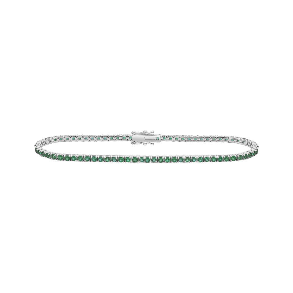 Bracelet with Emeralds Orielle