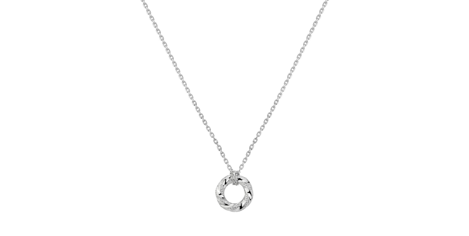 Diamond necklace Shining Circle