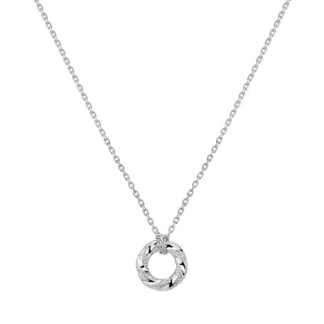 Diamond necklace Shining Circle