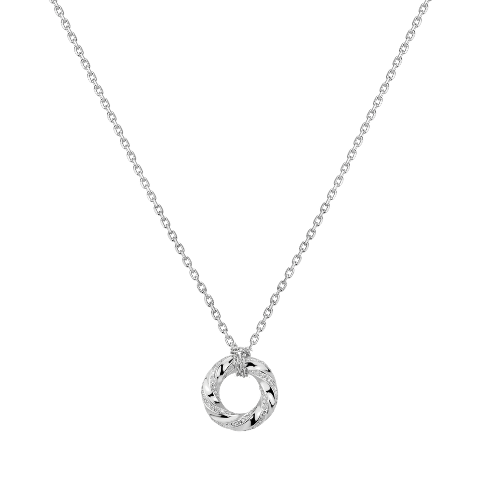Diamond necklace Shining Circle