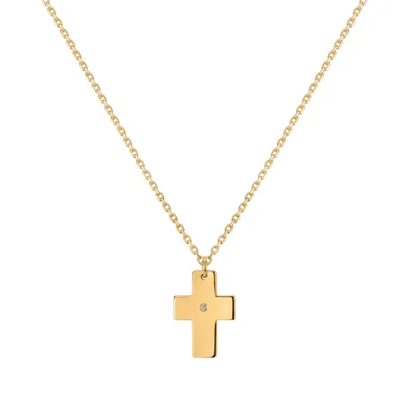 Diamond necklace Cross of Confession