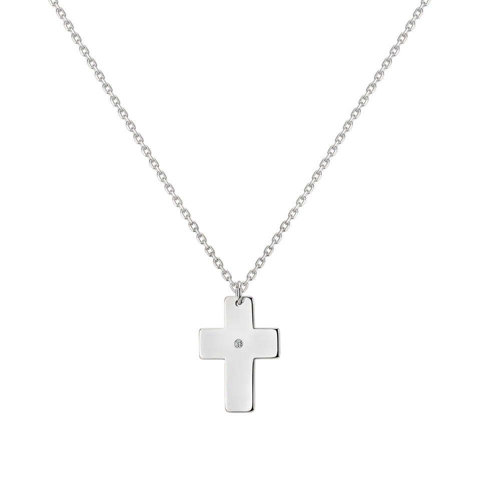 Diamond necklace Cross of Declaration
