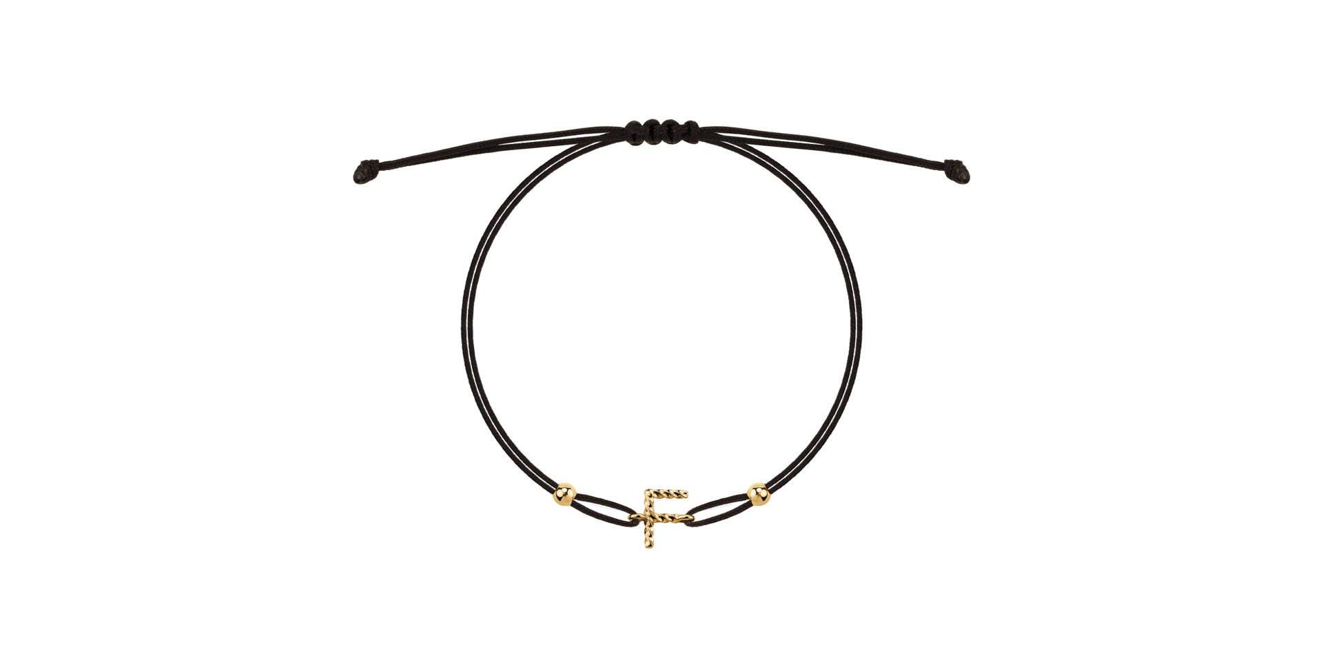 Bracelet Spiral Alphabeth F