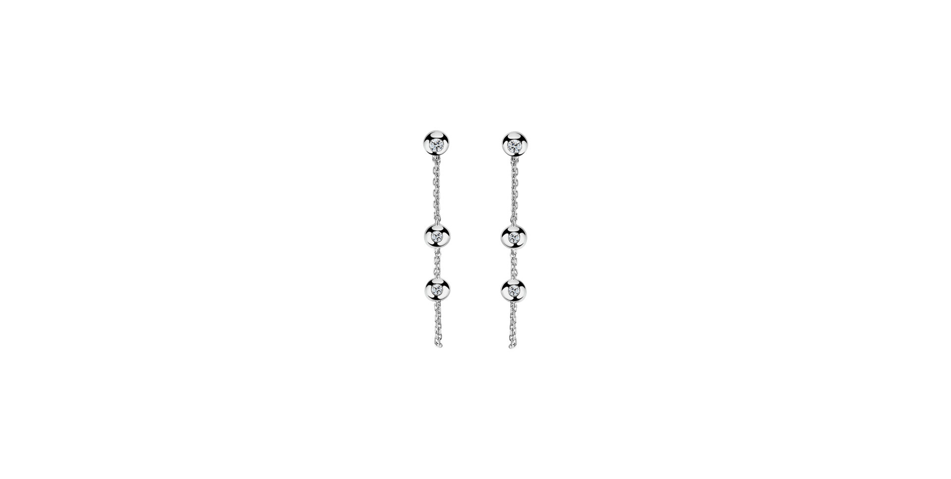 Diamond earrings Magical Waterfall