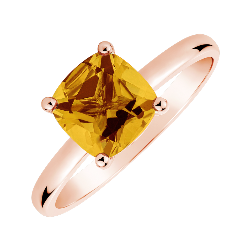 Ring with Citríne Bonbon