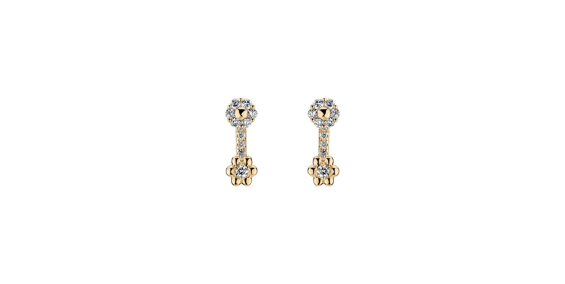 Diamond earrings Bloom Mystery