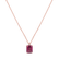 Diamond necklace with Rhodolite Carlotta2