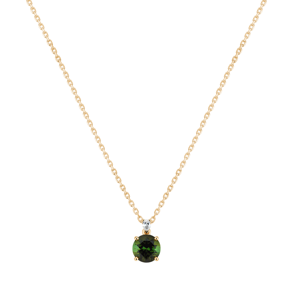 Diamond necklace with Turmaline Seraphina