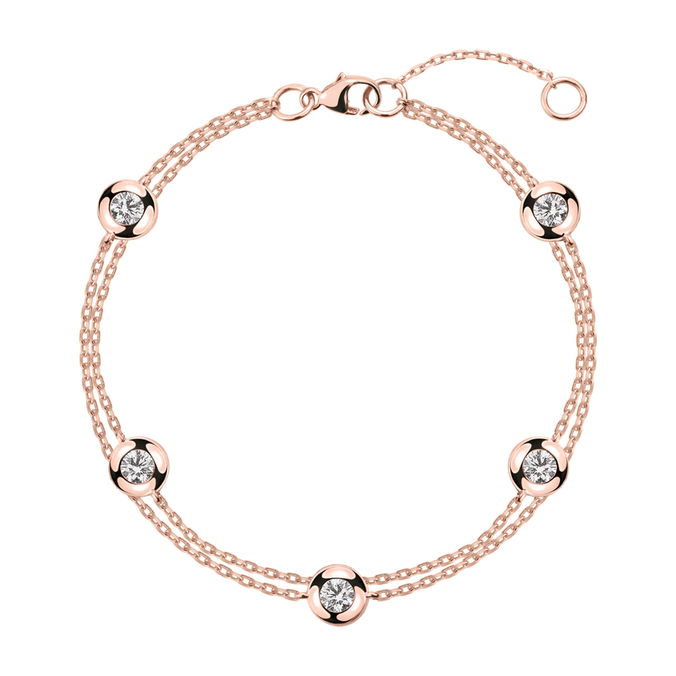Diamond bracelet Five Dots