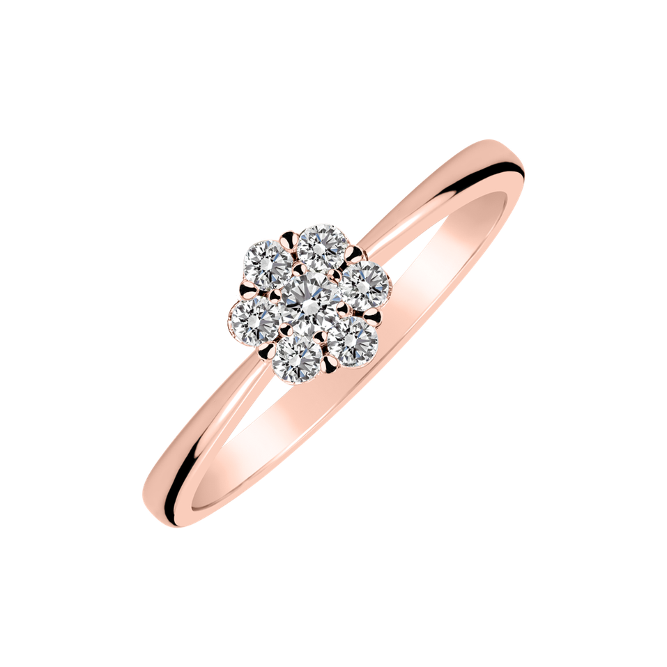 Diamond ring Shiny Flower