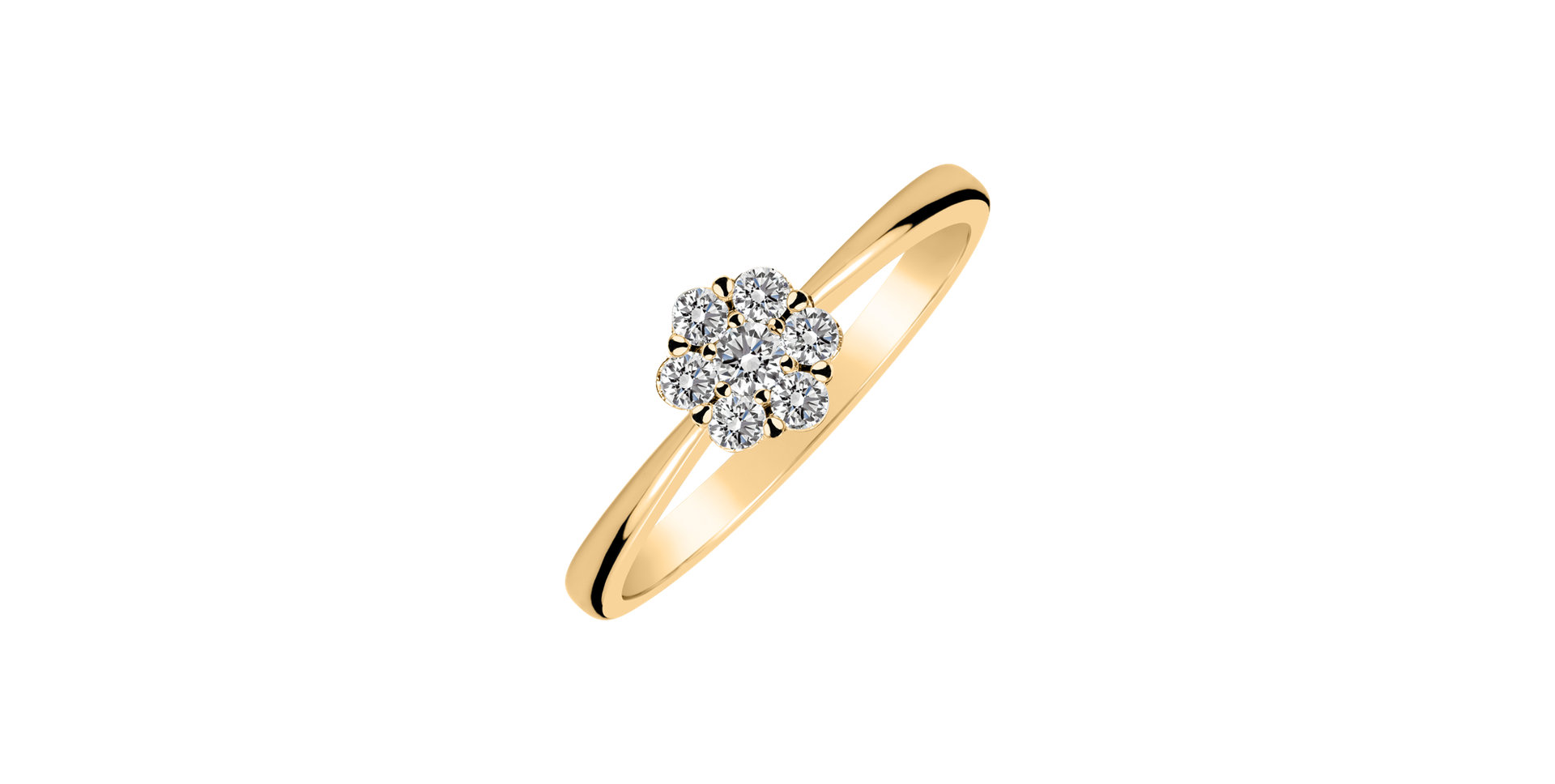 Diamond ring Shiny Flower