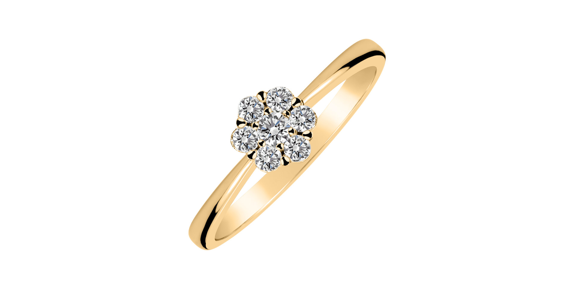 Diamond ring Shiny Flower