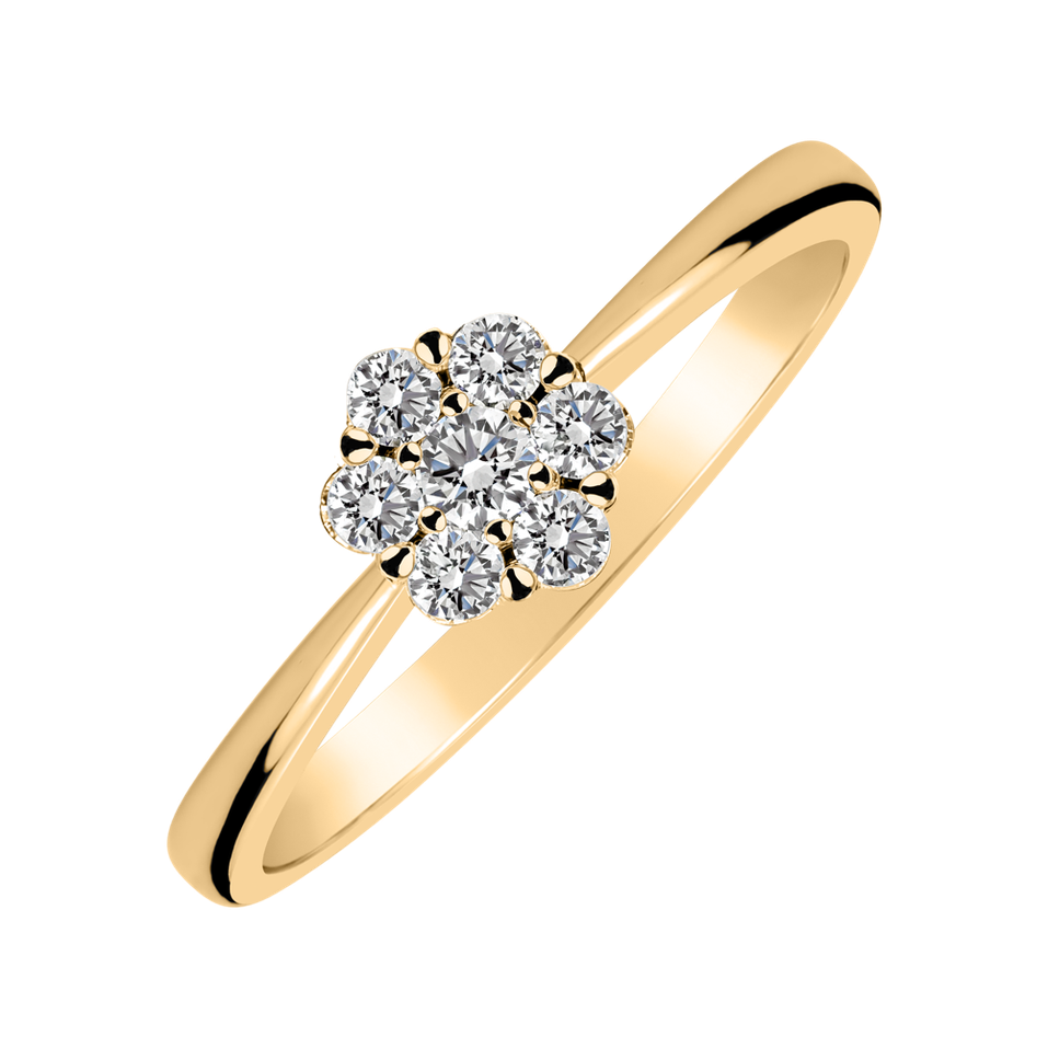 Diamond ring Shiny Flower