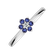 Diamond ring with Sapphire Winter Star1