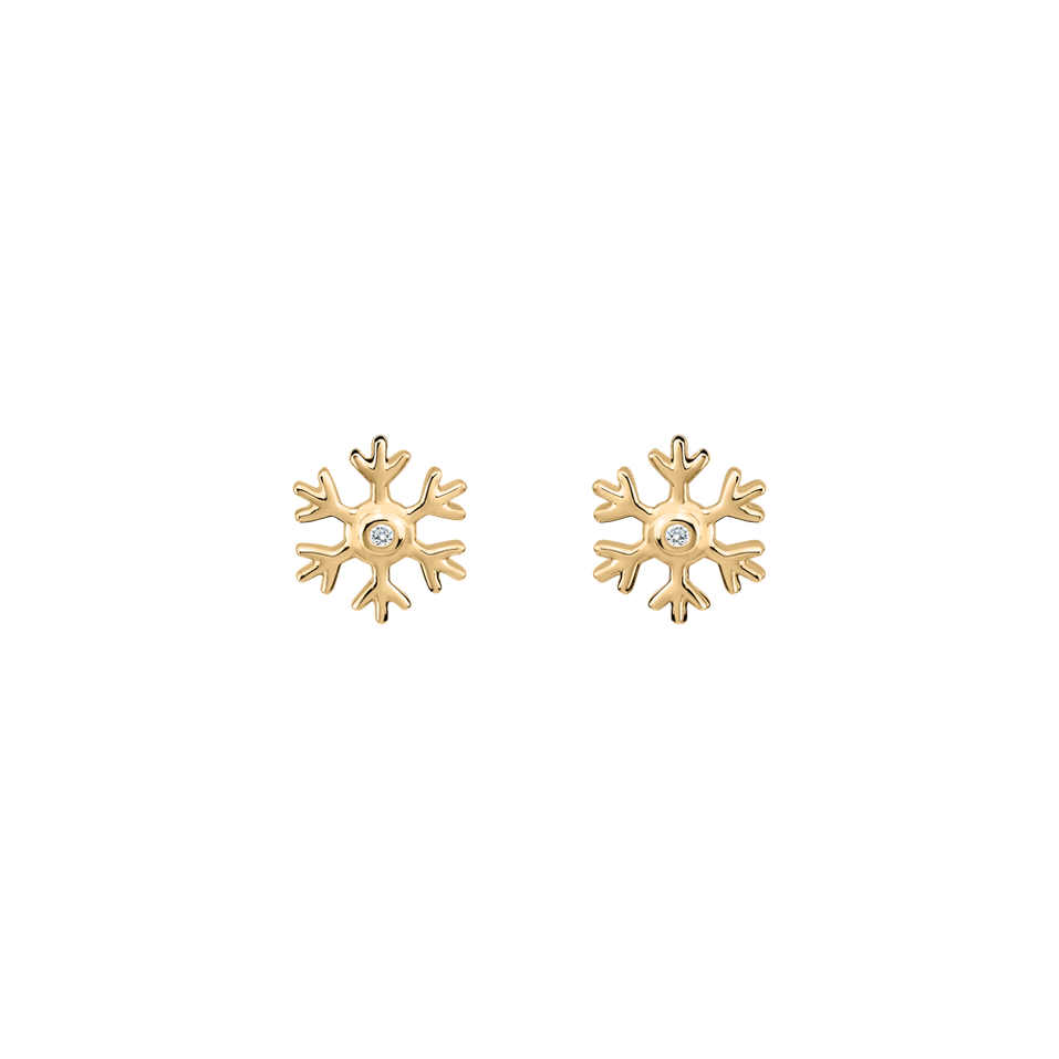 Diamond earrings Snowfall Sparkle