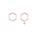 Diamond earrings Hexapolygon2