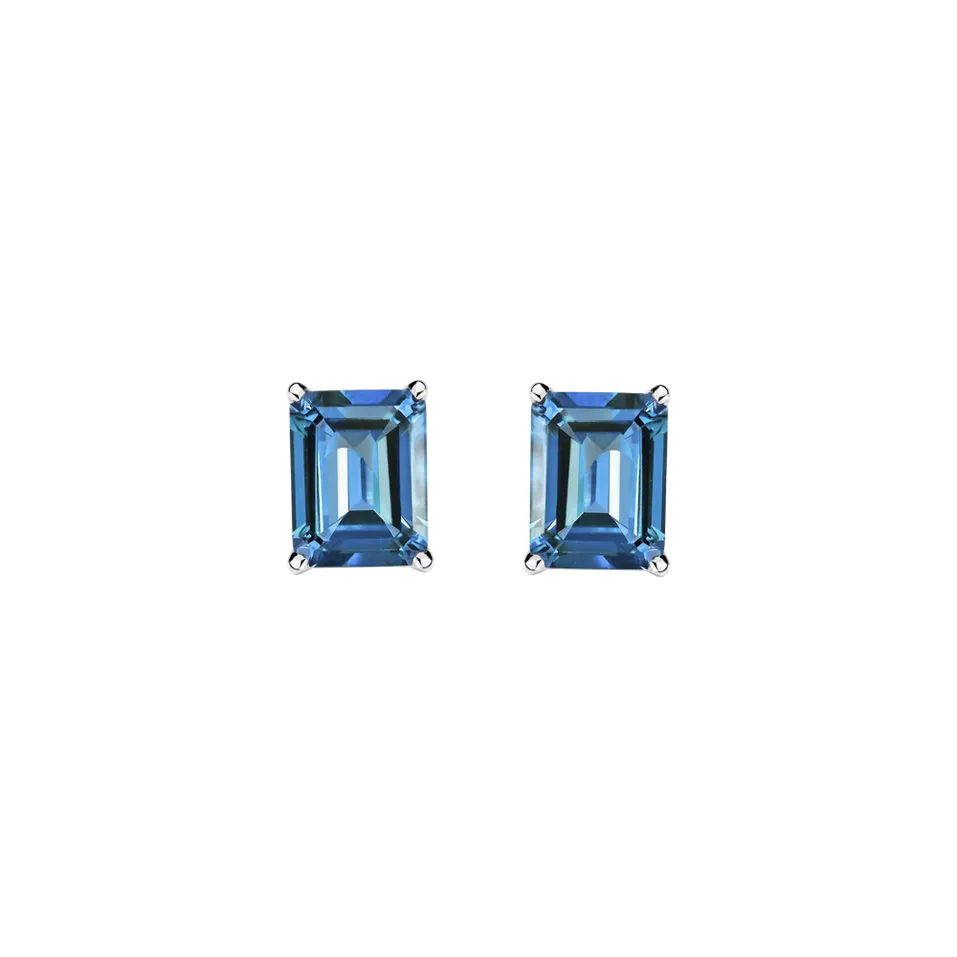 Earrings with Topaz Thostra