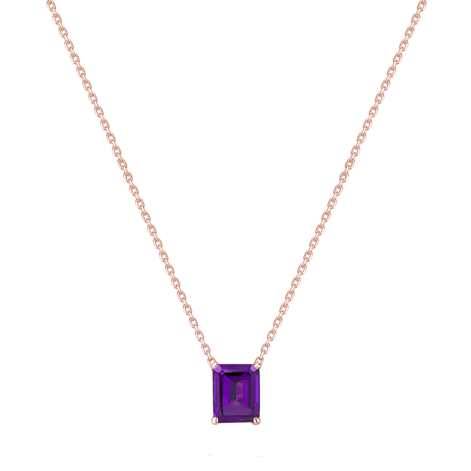 Necklace with Amethyst Mosselyn