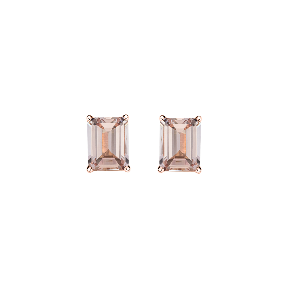 Earrings with Morganite Thostra