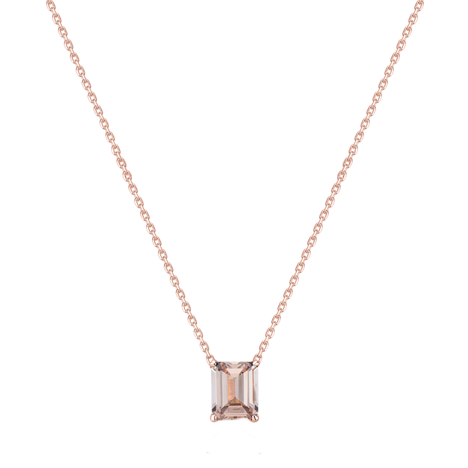 Necklace with Morganite Mosselyn