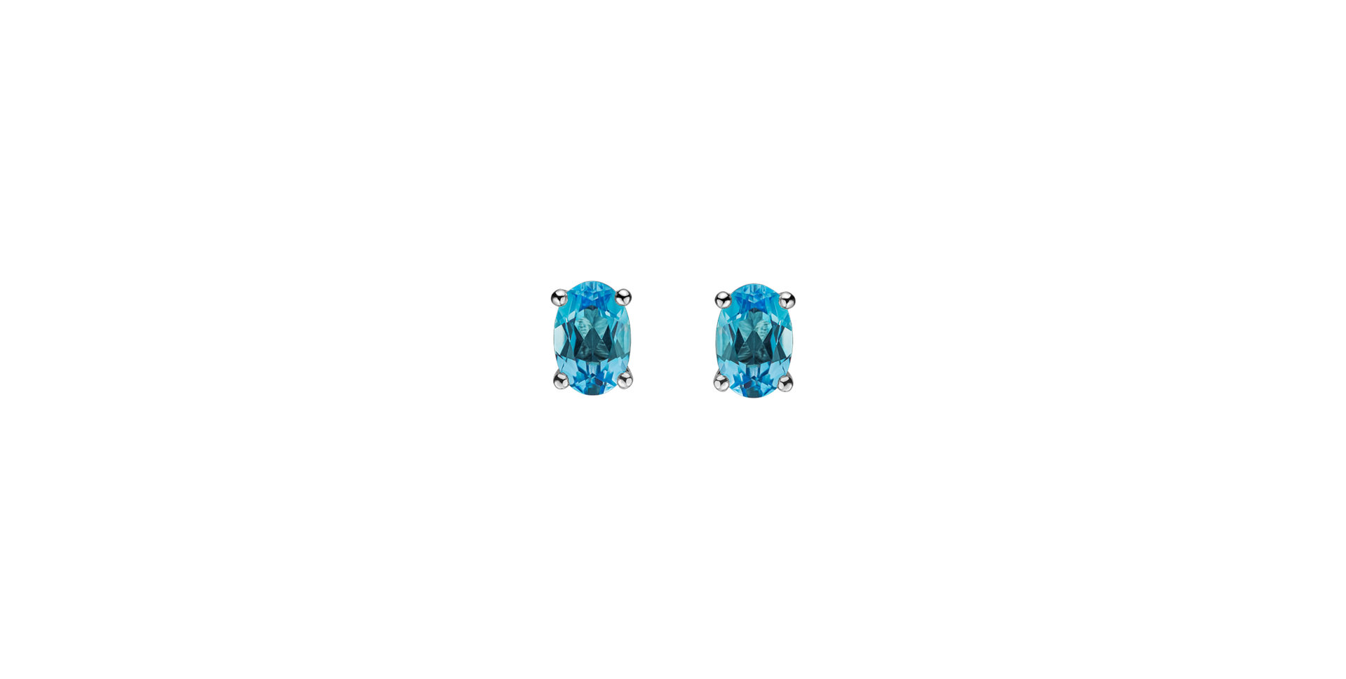 Earrings with Topaz Mystic Abyss