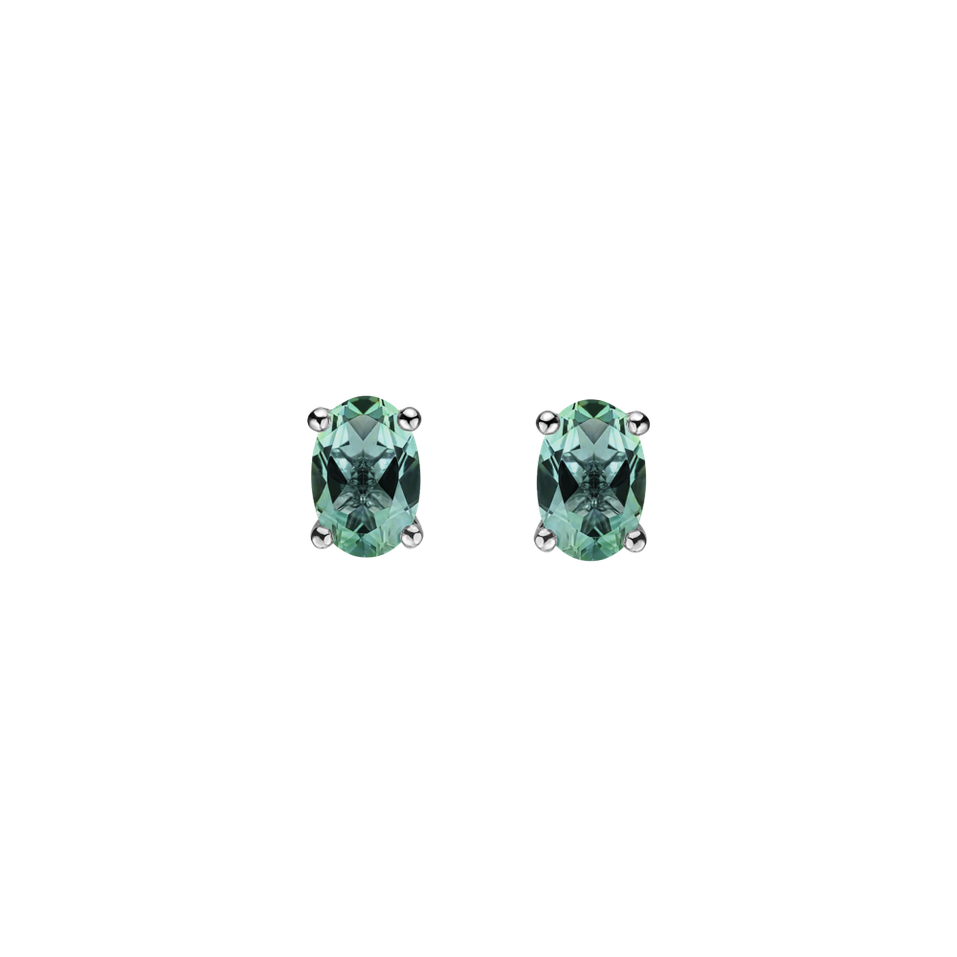 Earrings with Tourmaline Mystic Abyss