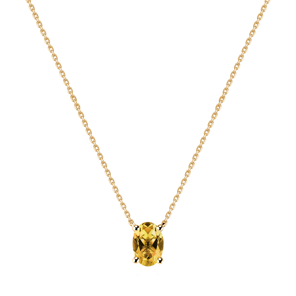 Necklace with Citrine Mystic Depth