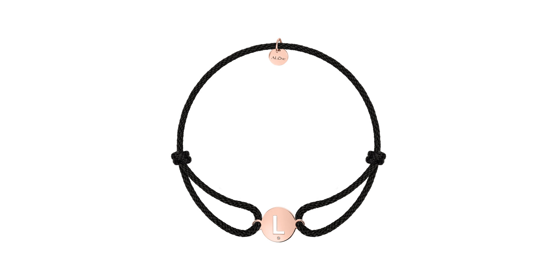 Diamond bracelet Cut Coin L