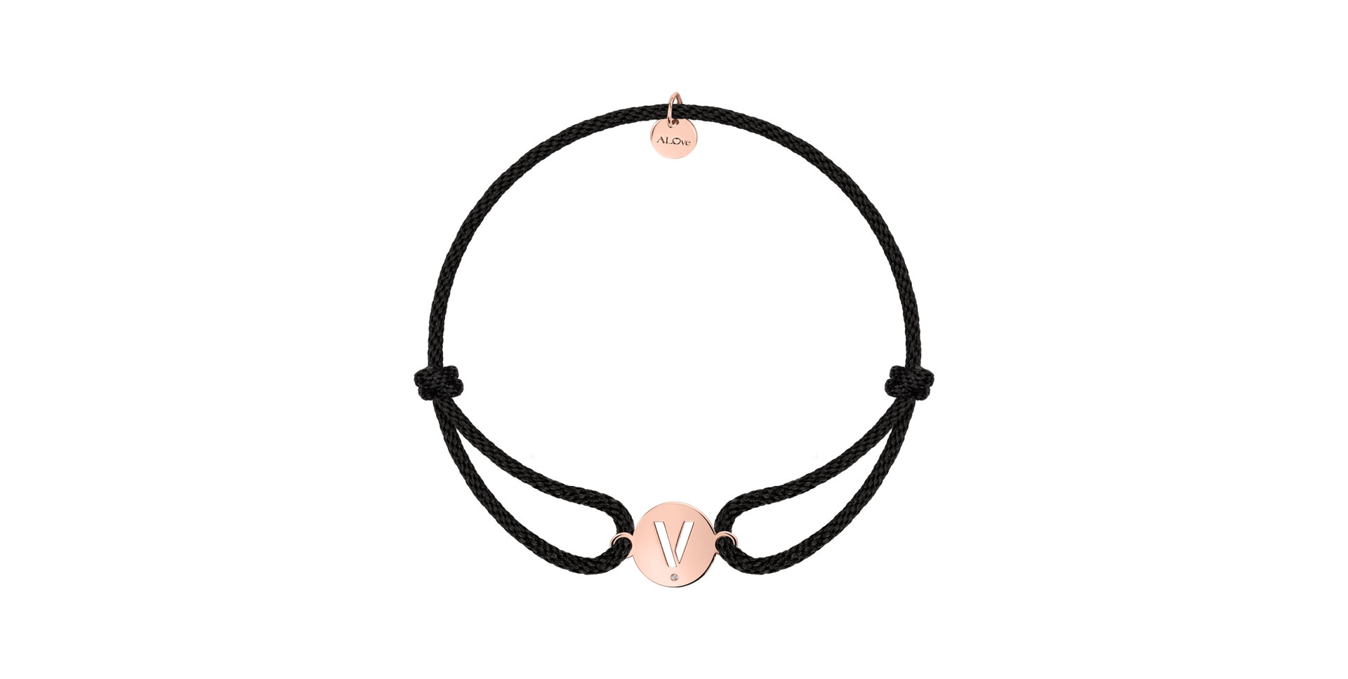 Diamond bracelet Cut Coin V