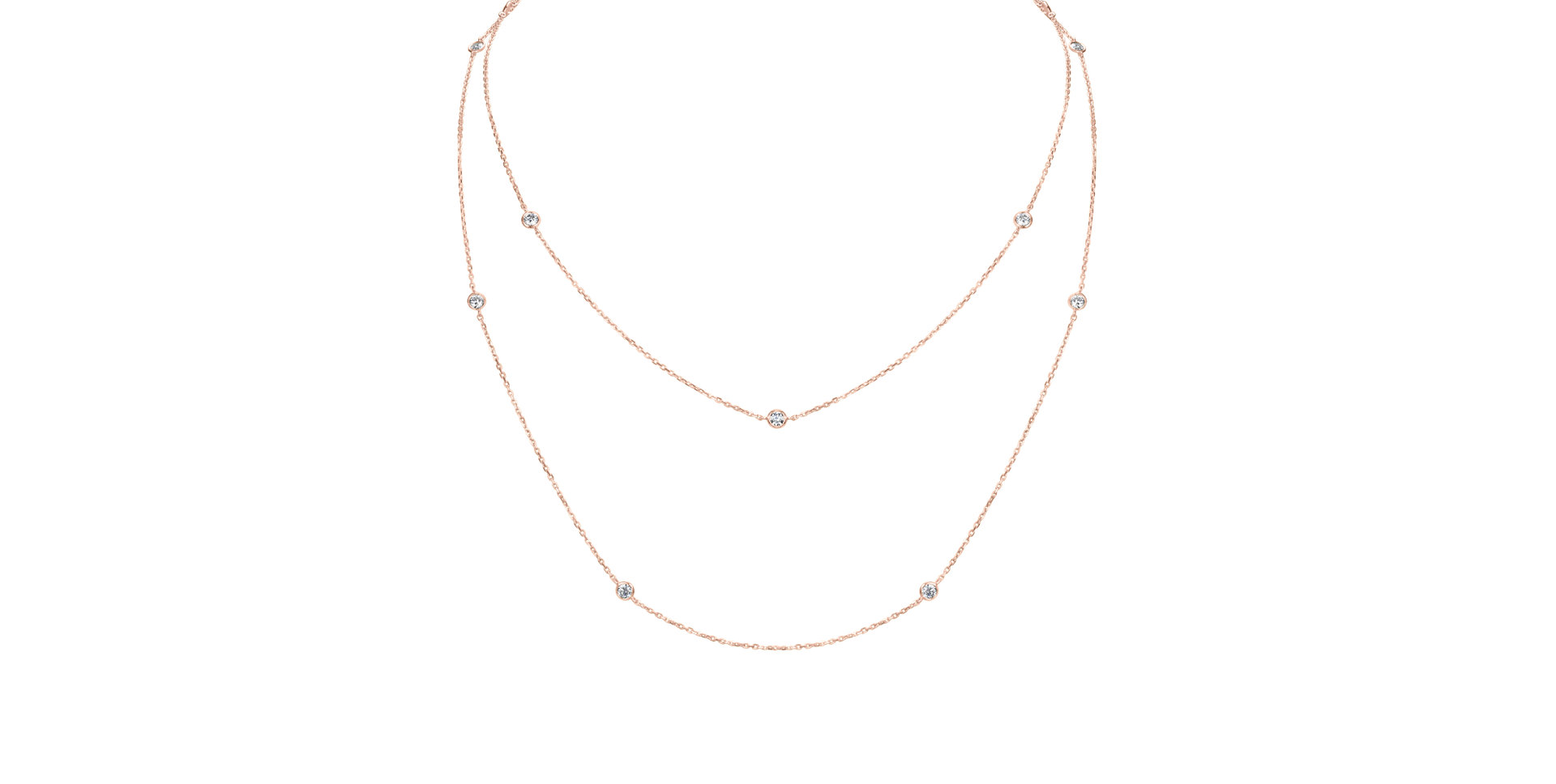 Diamond necklace Sweet Dots