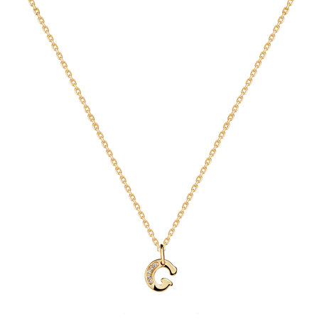 Diamond pendant Dream Letter