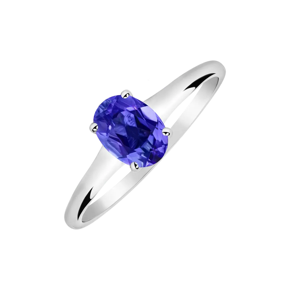Ring with Tanzanit Mystic Abyss