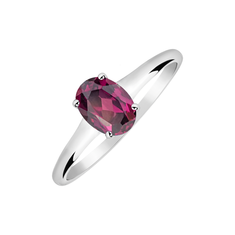 Ring with Rhodolite Mystic Abyss