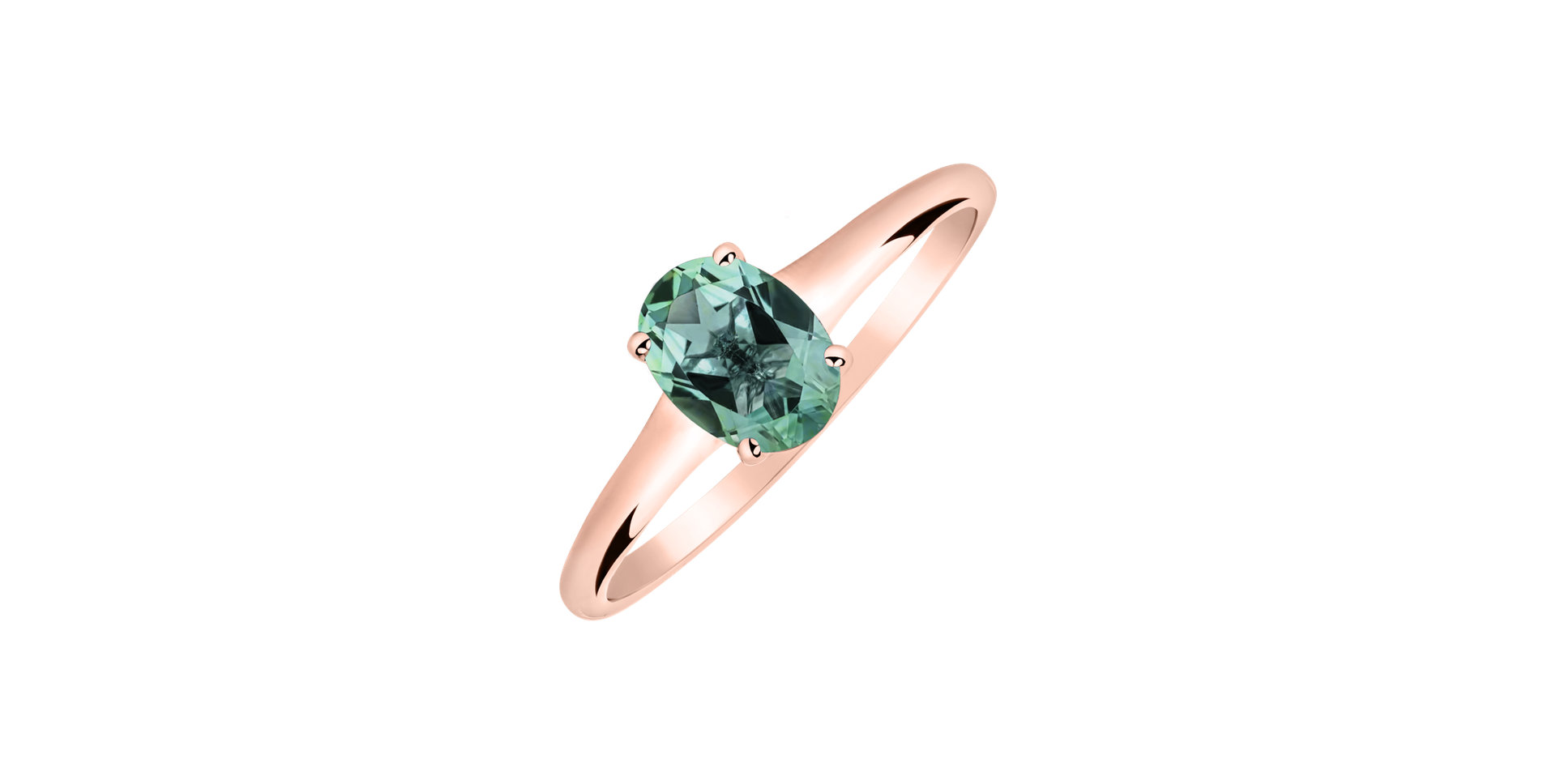 Ring with Tourmaline Mystic Abyss