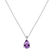 Diamond necklace with Amethyst Ismene2