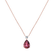 Diamond necklace with Rhodolite Ismene2